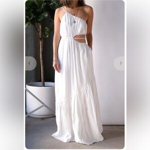Jonathan Simkhai Strapless White Dress